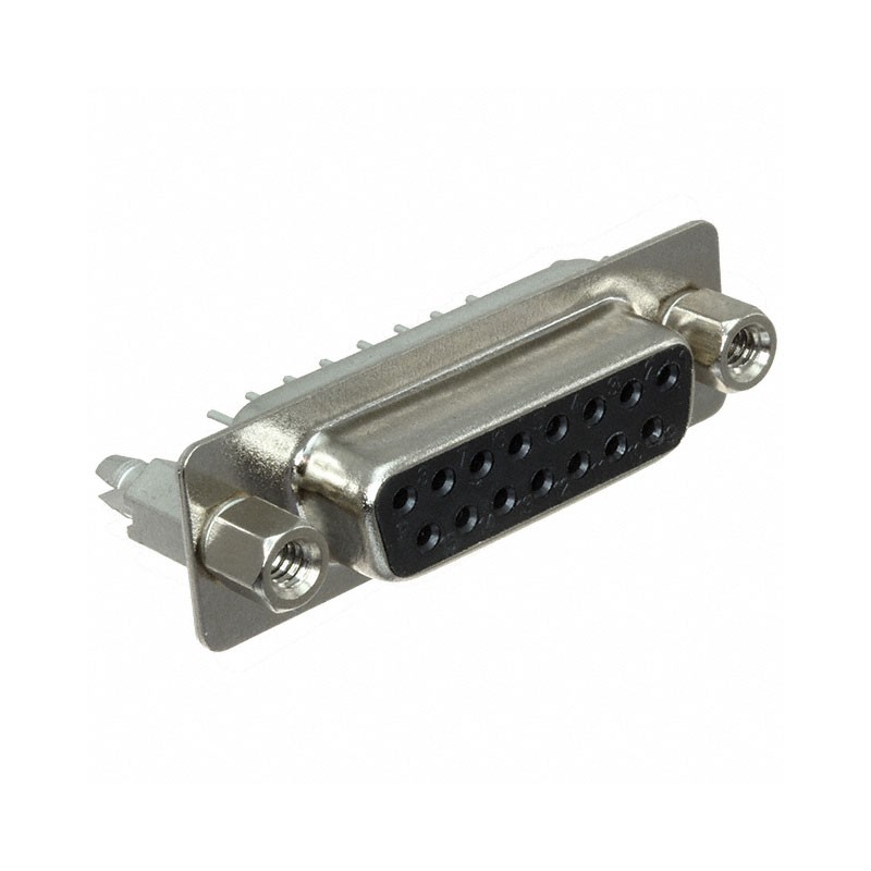 1 pcs : 2301840-1 - CONN D-SUB RCPT 15POS VERT SLDR