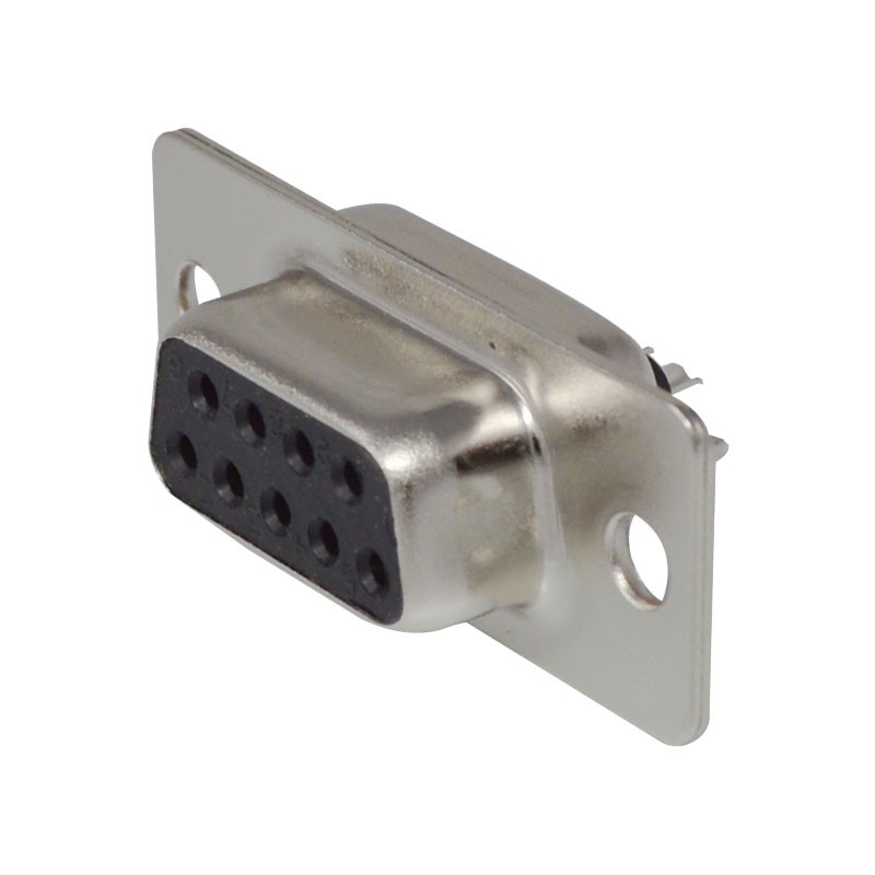 1 pcs : K85X-EA-9S - CONN D-SUB RCPT 9P VERT SLDR CUP