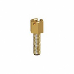 1 pcs : 7272 - JACK SCREW HEX SLOTTED 4-40