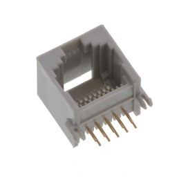 1 pcs : GLX-N-1010M - MODJACK LOW/PROF RT&lt 10P10C GREY