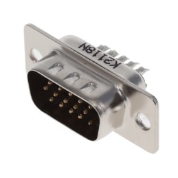 1 pcs : K86X-EA-15P - CONN D-SUB HD PLUG 15POS VERT