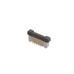 1 pcs : ZF5S-10-03-T-WT-TR - CONN FFC VERT 10POS 0.5MM SMD