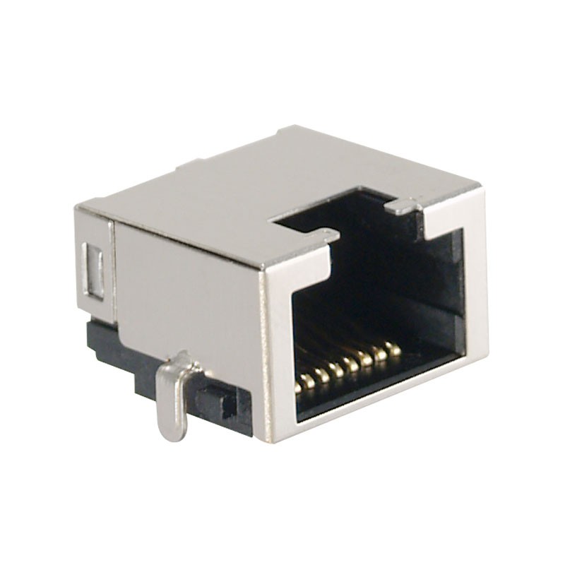 1 pcs : GMJXHT-MM-S-88 - 8P8C MOD JACK, MIDMOUNT, SHIELDE