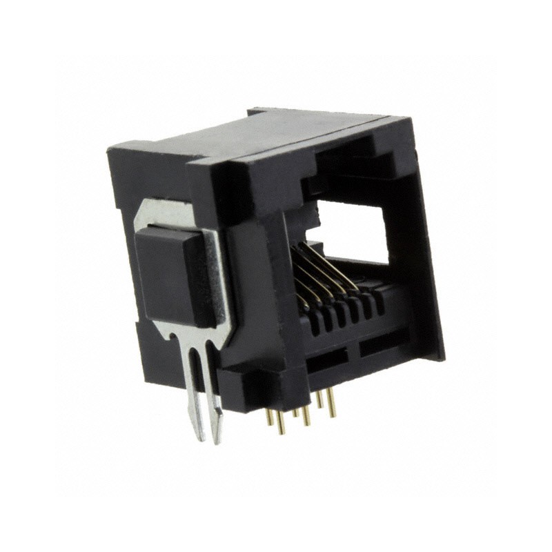 1 pcs : 615006149421L - CONN MOD JACK 6P6C R/A UNSHLD