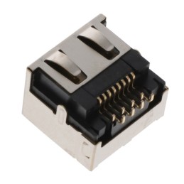 1 pcs : 2041307-1 - CONN MOD JACK 8P8C R/A SHLD