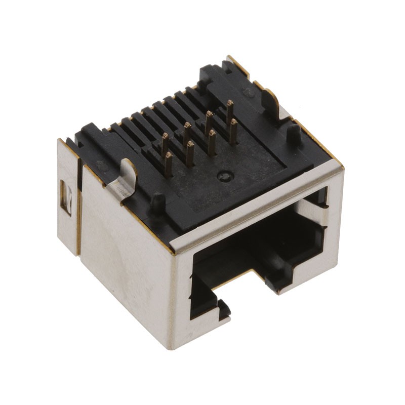 1 pcs : 1734795-4 - CONN MOD JACK 8P8C R/A SHIELDED