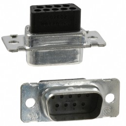 1 pcs : 205204-8 - CONN D-SUB HOUSING PLUG 9POS