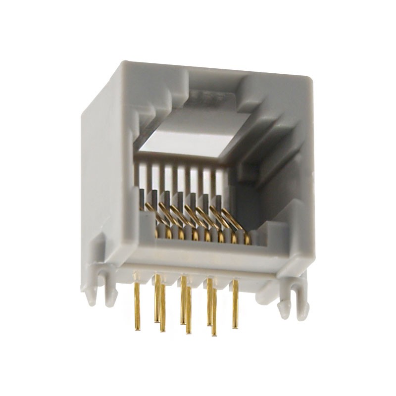 1 pcs : GLX-N-88M - CONN MOD JACK 8P8C R/A UNSHLD