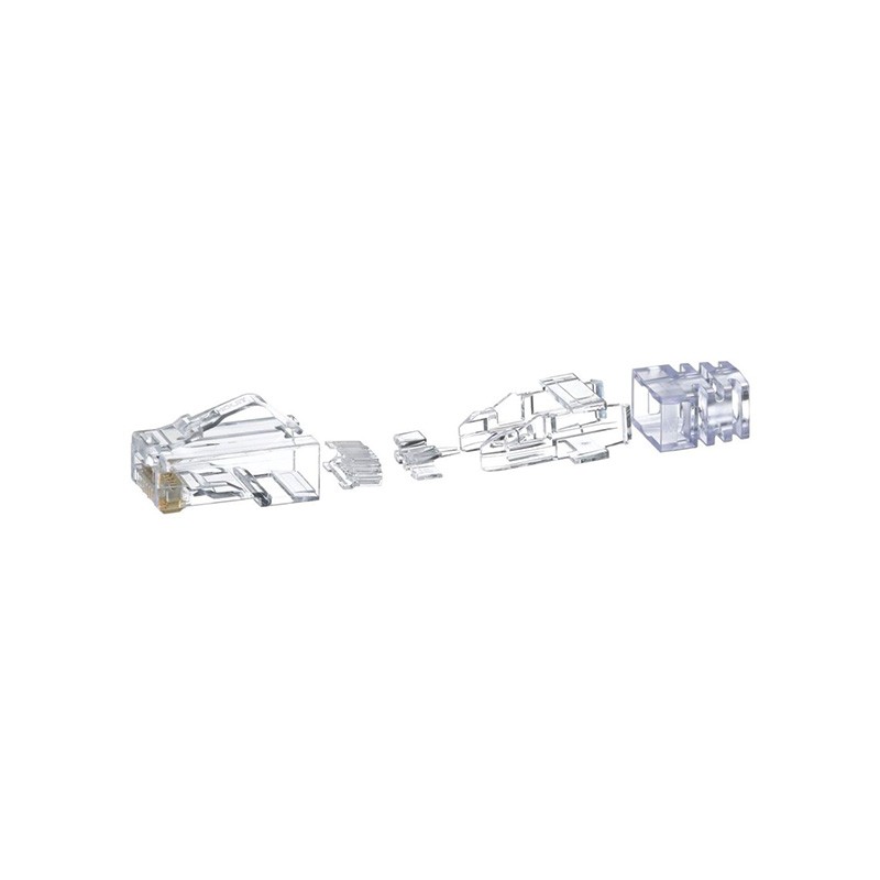 1 pcs : SP688-C - 8-POSITION, 8-WIRE MODULAR PLUG,