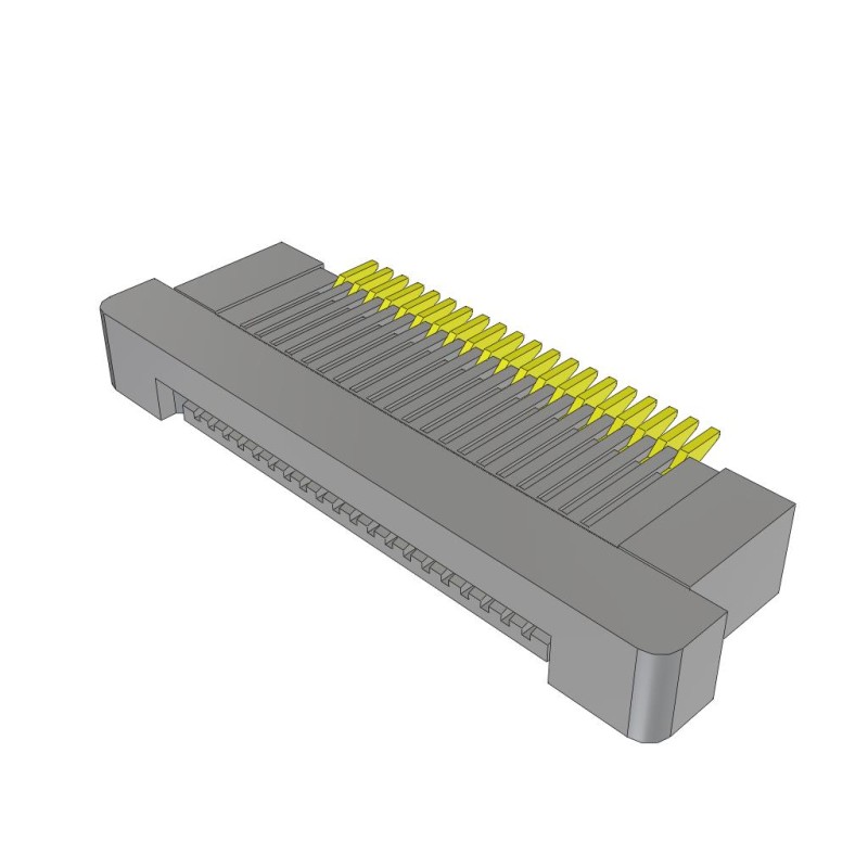 1 pcs : ZF5S-20-02-T-WT - CONN FFC TOP 20POS 0.5MM R/A