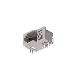 1 pcs : TM5RF1-44(50) - CONN MOD JACK 4P4C R/A UNSHLD
