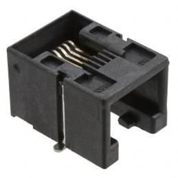 1 pcs : 0855025007 - CONN MOD JACK 6P6C R/A UNSHLD