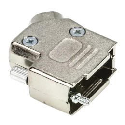 1 pcs : MHD45ZK9-K - 9 WAY D-SUB HOOD DIECAST SIDE EN