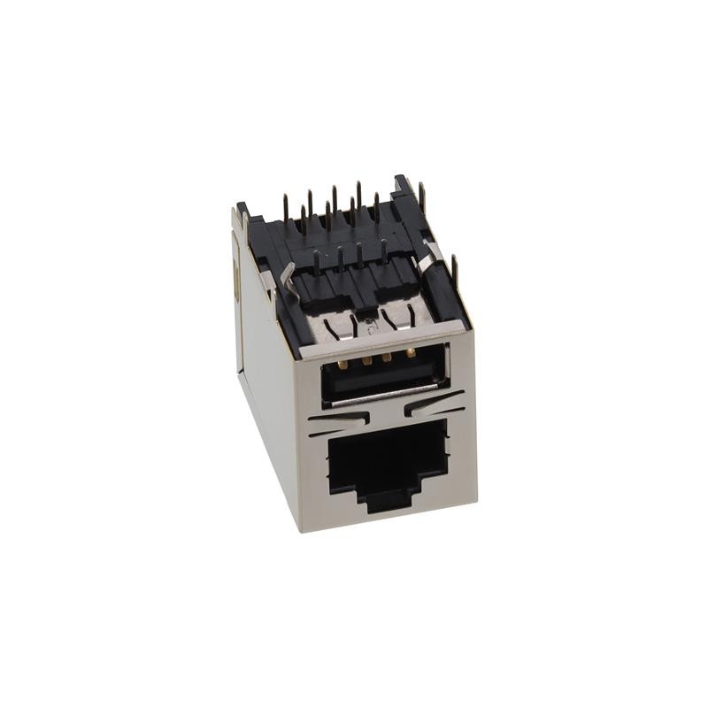 1 pcs : 1909119-4 - CONN MOD JACK 8P8C R/A