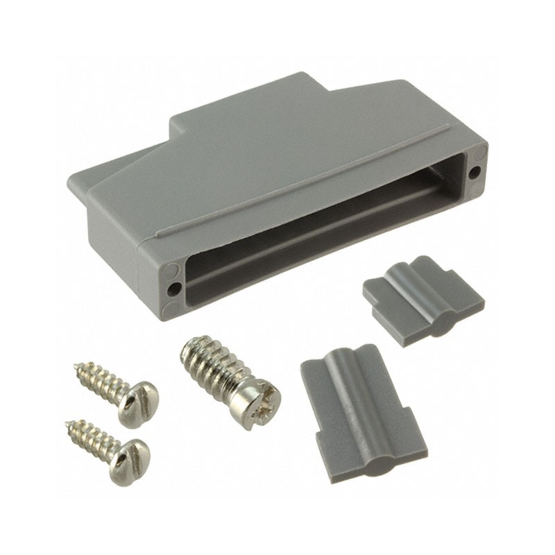 1 pcs : 1731110006 - CONN BACKSHELL 37POS 180DEG GRAY