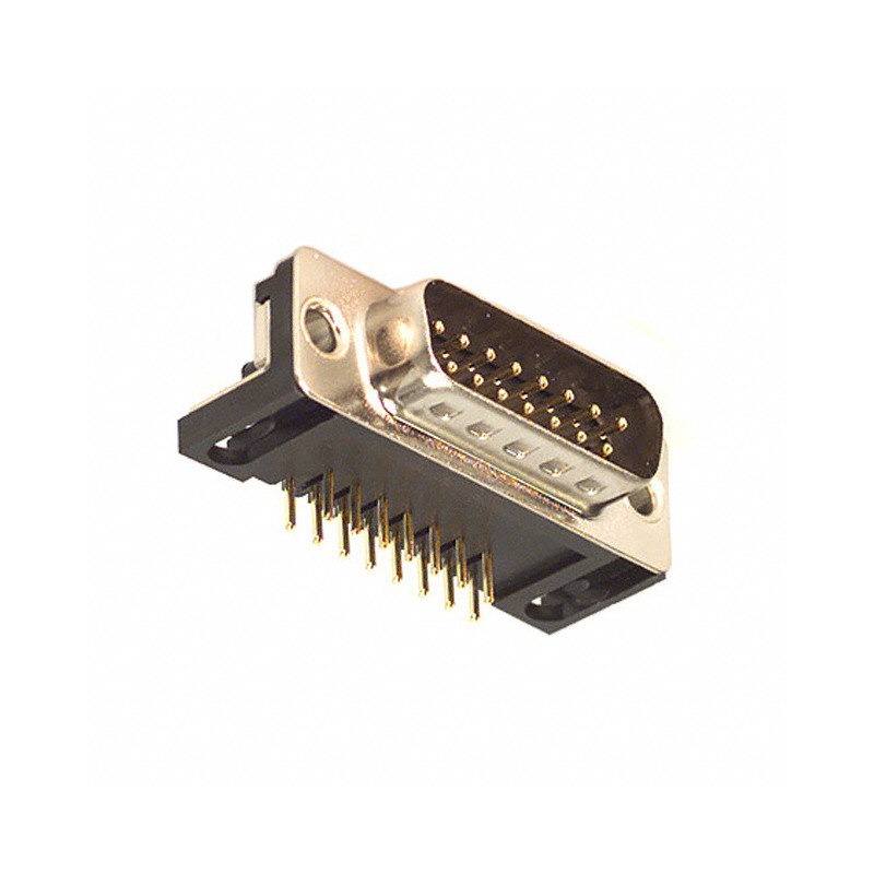 1 pcs : 182-015-113R161 - CONN D-SUB PLUG 15POS R/A SLDR