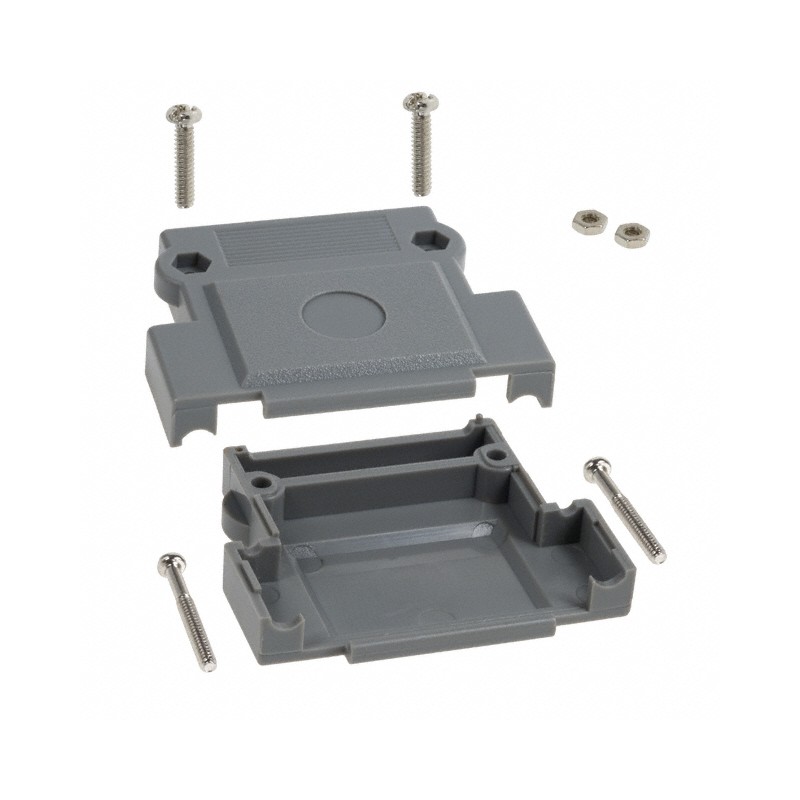 1 pcs : 976-025-010R031 - CONN BACKSHELL 25POS 180DEG GRAY