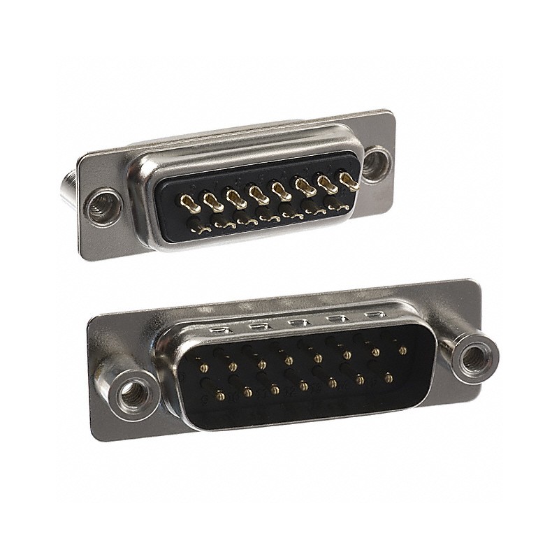 1 pcs : 171-015-103L031 - CONN D-SUB PLUG 15POS PNL MNT