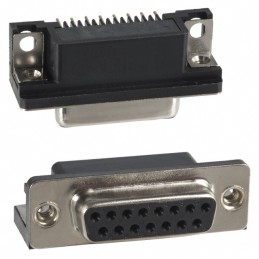 1 pcs : 182-015-213R171 - CONN D-SUB RCPT 15POS R/A SLDR