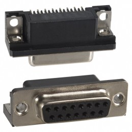 1 pcs : 182-015-213R161 - CONN D-SUB RCPT 15POS R/A SLDR