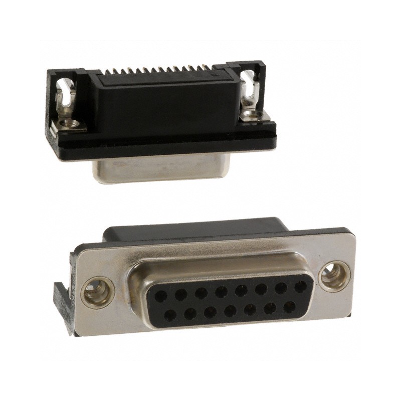 1 pcs : 182-015-213R531 - CONN D-SUB RCPT 15POS R/A SLDR