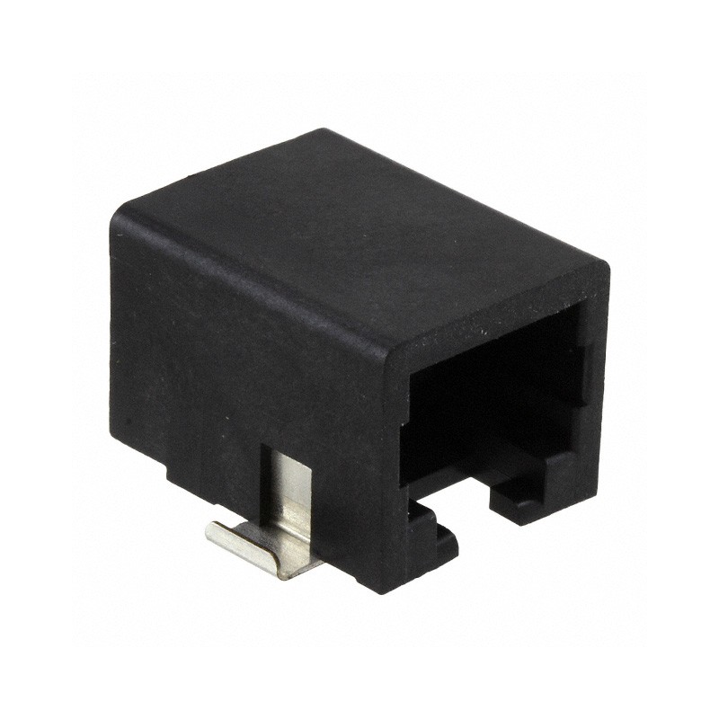 1 pcs : 0437436001 - CONN MOD JACK 6P6C R/A UNSHLD