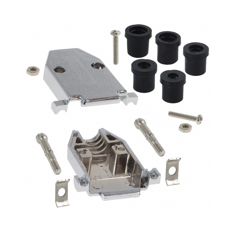 1 pcs : 979-015-020R121 - CONN BACKSHELL 15POS 180DEG SHLD