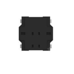 2000 pcs - Black Top Tactile Switch, SPST 50 mA Surface Mount