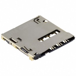 1 pcs : 2174803-2 - CONN MICRO SIM CARD PUSH-PUSH