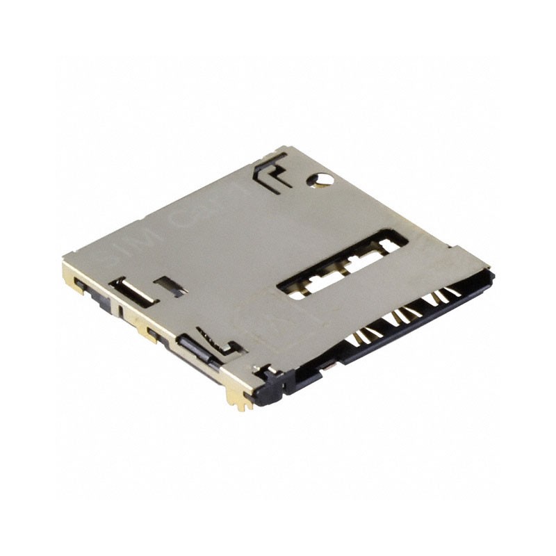 1 pcs : 2174803-2 - CONN MICRO SIM CARD PUSH-PUSH