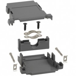 1 pcs : 983-025-010R031 - CONN BACKSHELL 25POS 180DEG GRAY