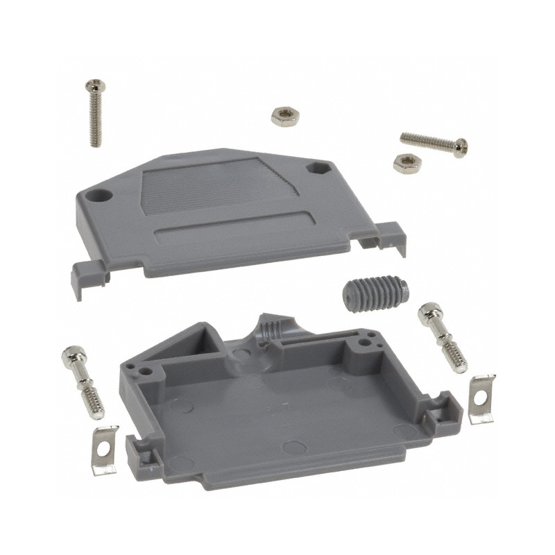 1 pcs : 978-037-010R031 - CONN BACKSHELL 37POS 180DEG GRAY