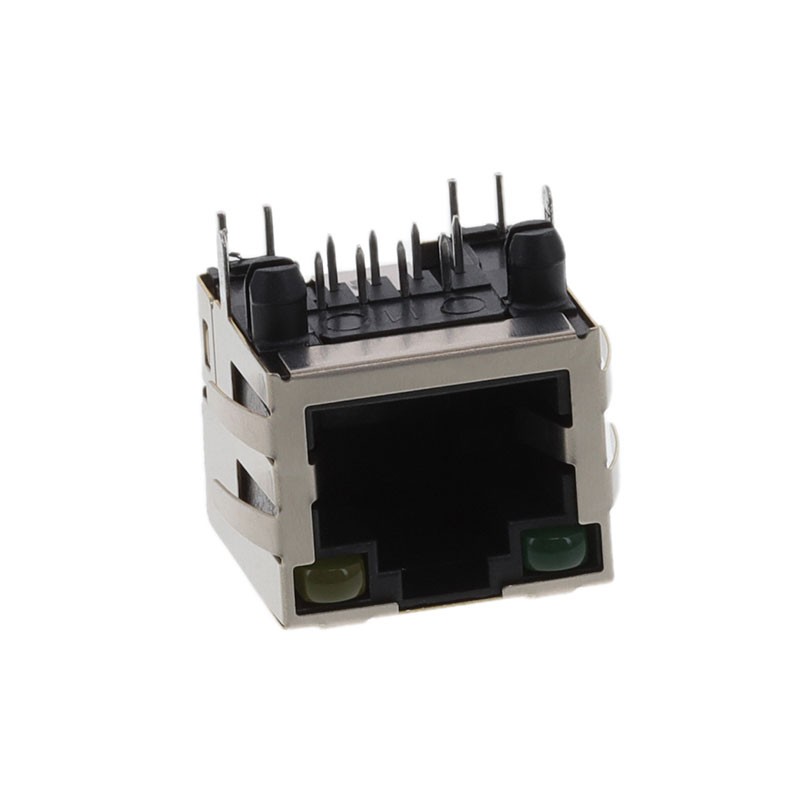 1 pcs : E5J88-34L022-L - CONN MOD JACK R/A 8P8C SHIELDED