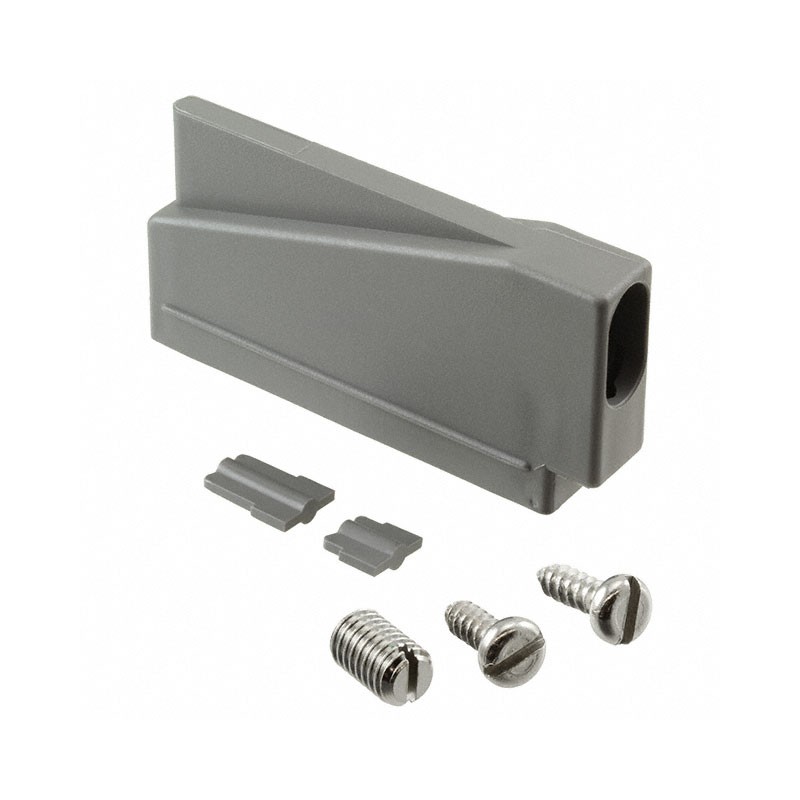 1 pcs : 1731110011 - CONN BACKSHELL 37POS 90DEG GRAY