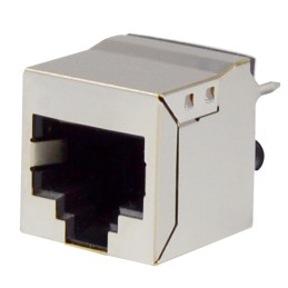 1 pcs : GDCX-PNS-88-50 - MODJACK PERPEND 8P8C BLK, CAT 5