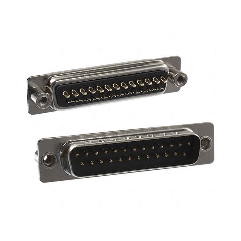 1 pcs : 171-025-103L021 - CONN D-SUB PLUG 25POS PNL MNT