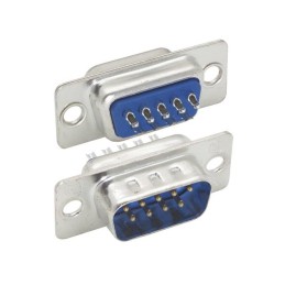 1 pcs : SD9P - CONNECTOR DB9M SOLDER