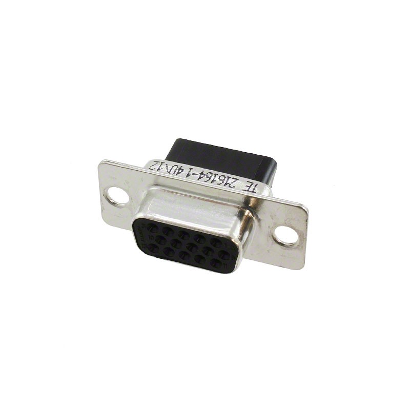 1 pcs : 216164-1 - CONN D-SUB HD HOUSING RCPT 15POS