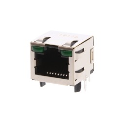 1 pcs : 1-406507-5 - CONN MOD JACK 8P8C R/A SHIELDED