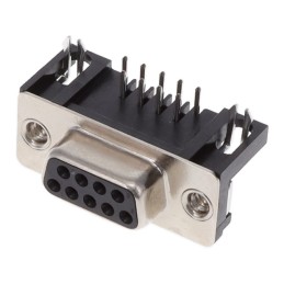 1 pcs : K22XHT-E9S-N - CONN D-SUB RCPT 9POS R/A SLDR