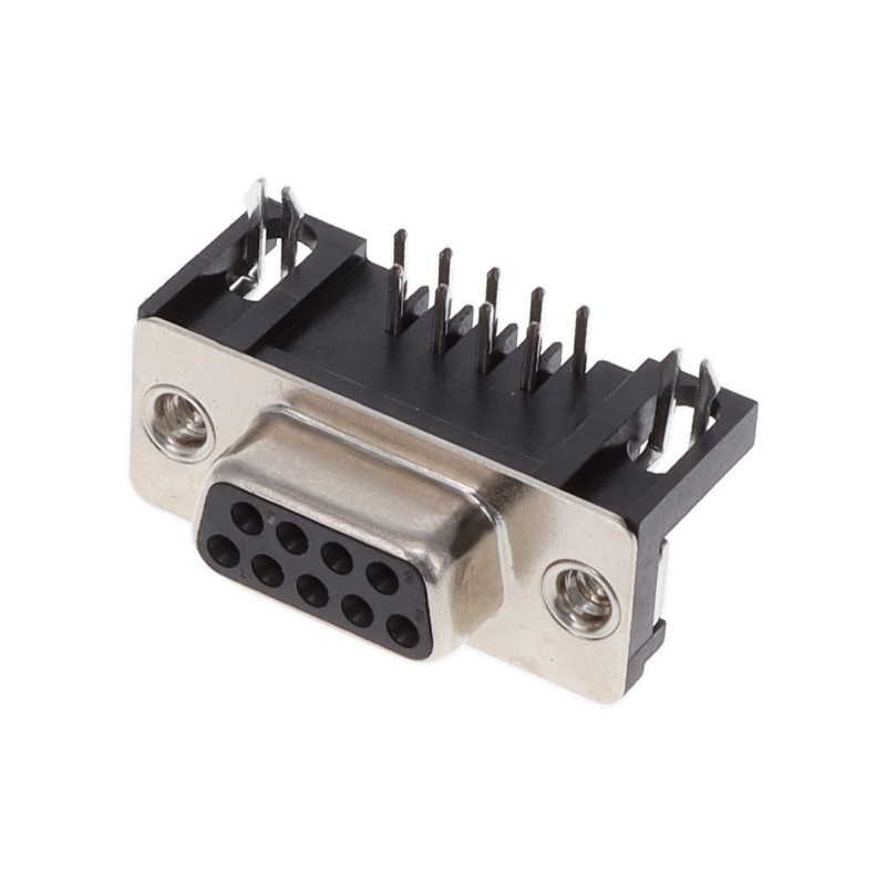 1 pcs : K22XHT-E9S-N - CONN D-SUB RCPT 9POS R/A SLDR