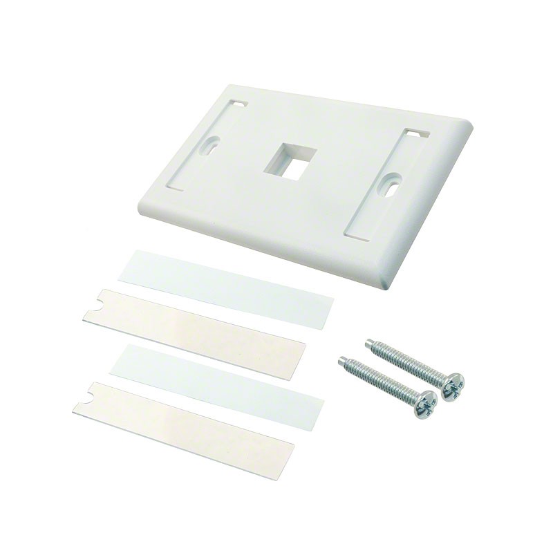 1 pcs : NK1FWHY - FACEPLATE SNGL GANG 1PORT WHITE
