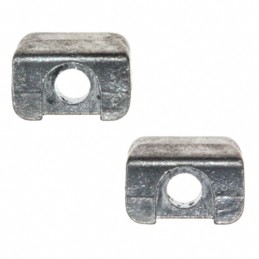 1 pcs : 745286-2 - CONN LATCH BLOCK FRT DB9-37 2PC