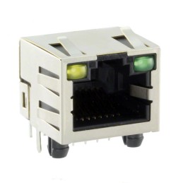 1 pcs : 615008137421 - CONN MOD JACK 8P8C R/A SHIELDED