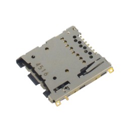 1 pcs : ST12S010VBAR1800 - PUSH-PUSH TYPE MICROSD MEMORY CA