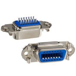 1 pcs : 111-014-203L001 - CONN SCSI RCPT 14P STR SLDR CUP