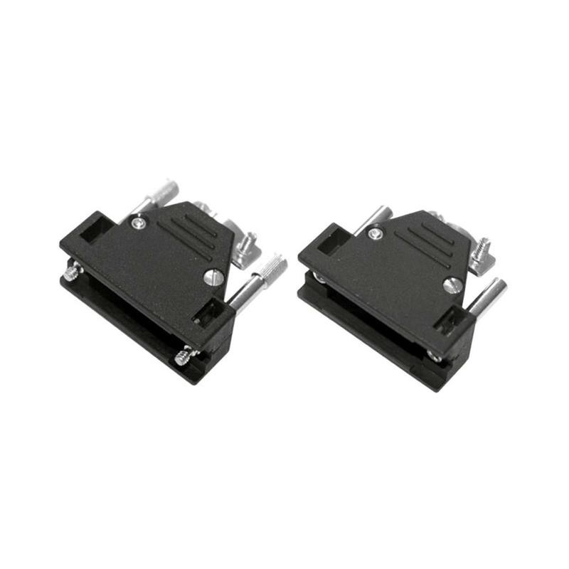 1 pcs : MHED-D09T-K - 9 WAY D-SUB HOOD BLACK PLASTIC T