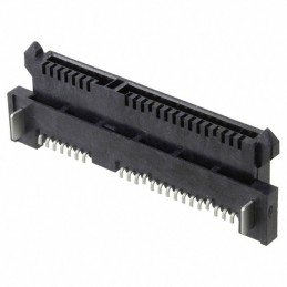 1 pcs : 2023246-2 - CONN SATA RCPT 22POS SLD R/A SMD