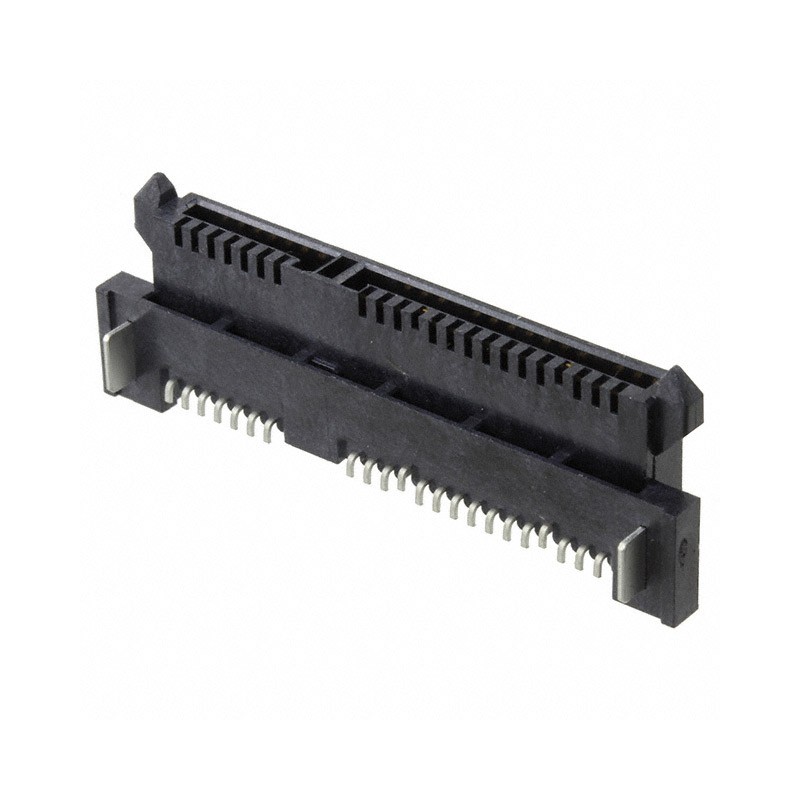 1 pcs : 2023246-2 - CONN SATA RCPT 22POS SLD R/A SMD