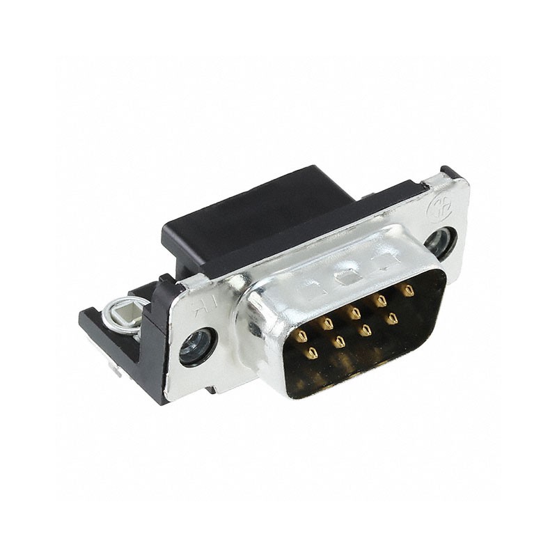 1 pcs : 6-747840-9 - CONN D-SUB PLUG 9POS R/A SLDR